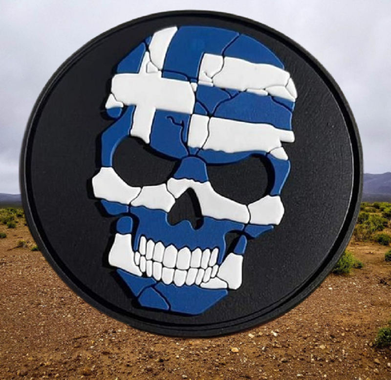 Patch velcro Punisher rond